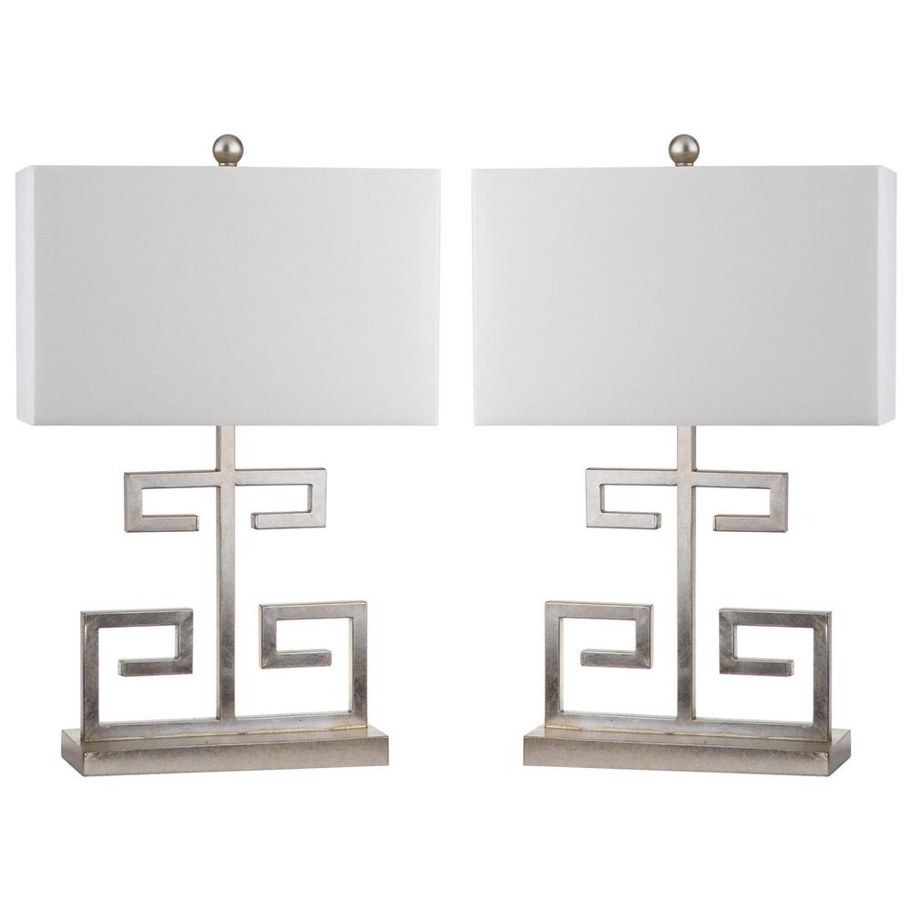 GREEK KEY 25-INCH H TABLE LAMP, LIT4160B-SET2. Picture 1