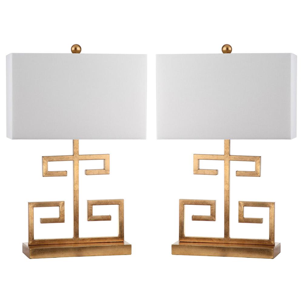 GREEK KEY 25-INCH H TABLE LAMP, LIT4160C-SET2. Picture 1