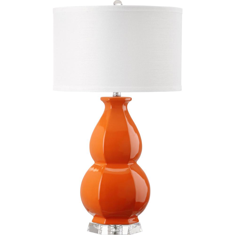 JUNIPER 30-INCH H ORANGE TABLE LAMP. Picture 1