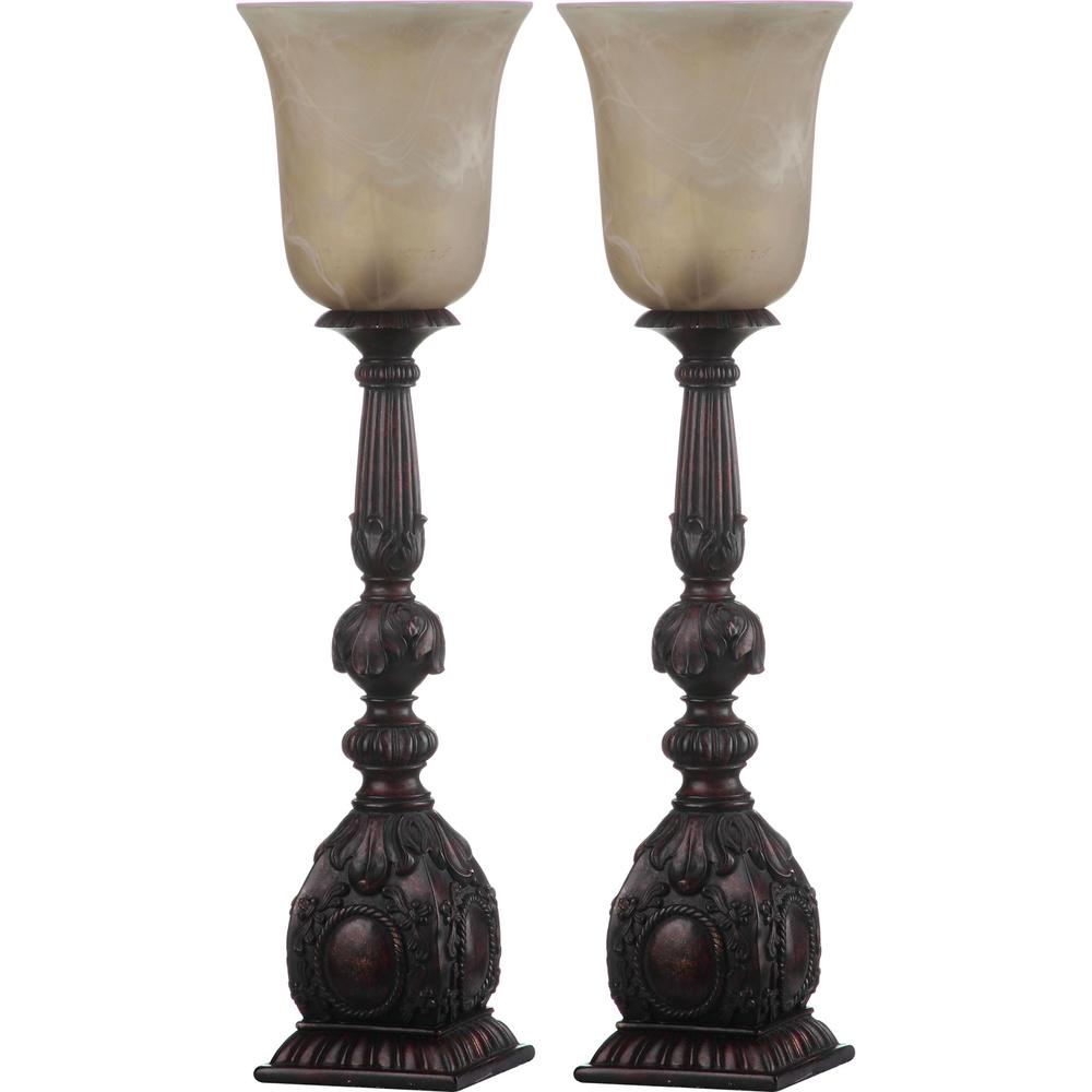 DION 27.5-INCH H ARIFACT TABLE LAMP. Picture 1