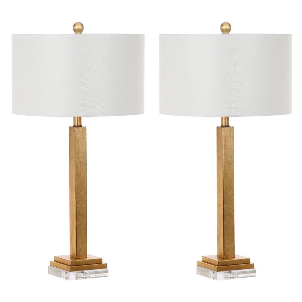 PERRI 30-INCH H CRYSTAL BASE TABLE LAMP. Picture 1