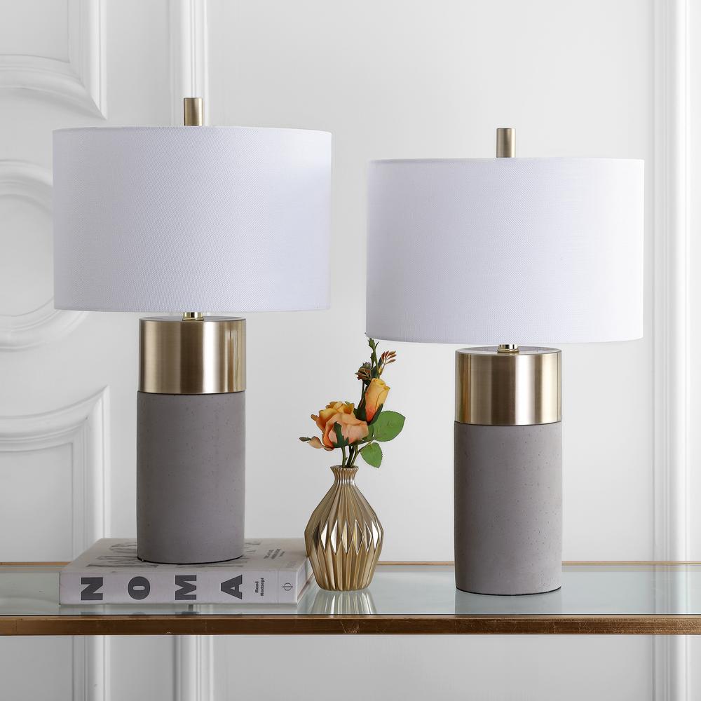 Oliver Table Lamp, Grey (Set of 2). Picture 1