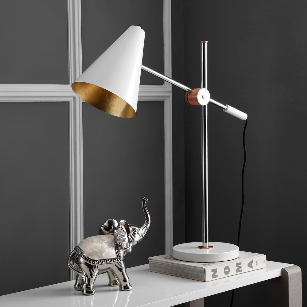 Alexus 28-Inch H Table Lamp, White. Picture 2