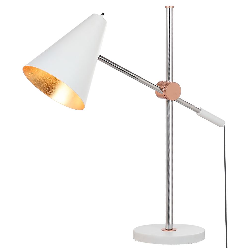 Alexus 28-Inch H Table Lamp, White. Picture 7