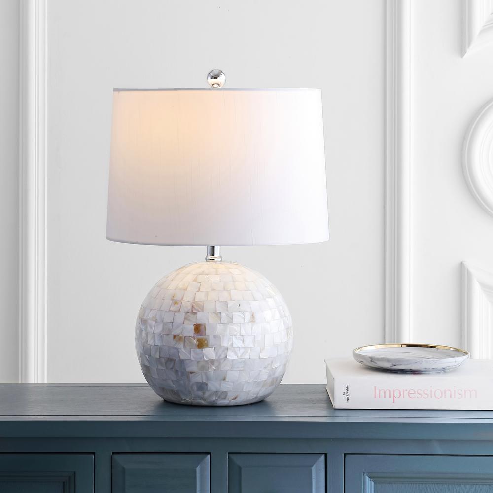 NIKKI 21-INCH H SHELL TABLE LAMP. Picture 6