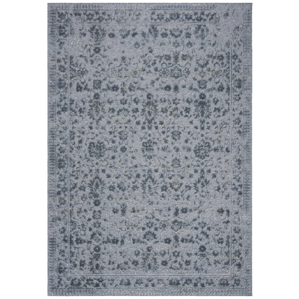 LANA 600, BLUE / BLUE, 4' X 6', Area Rug, LNA603M-4. Picture 1