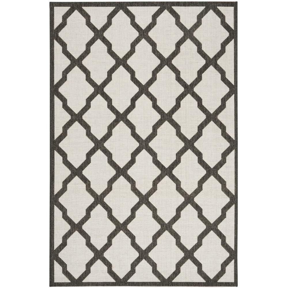 LINDEN 100, LIGHT GREY / CHARCOAL, 4' X 6', Area Rug, LND122A-4. Picture 1