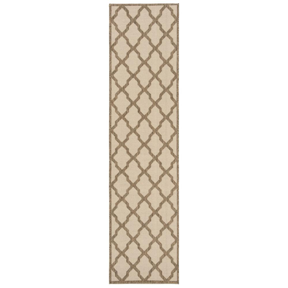 LINDEN 100, CREAM / BEIGE, 2' X 8', Area Rug, LND122C-28. Picture 1