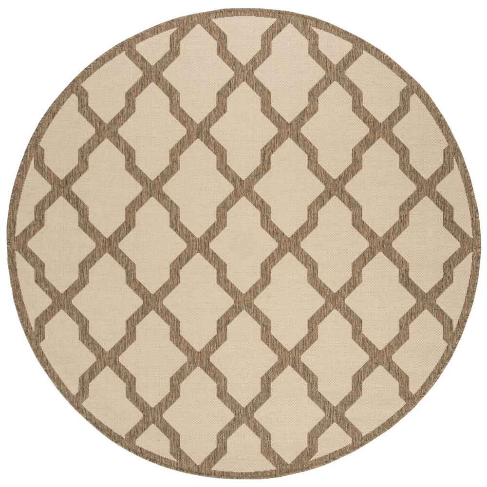 LINDEN 100, CREAM / BEIGE, 6'-7" X 6'-7" Round, Area Rug, LND122C-6R. Picture 1