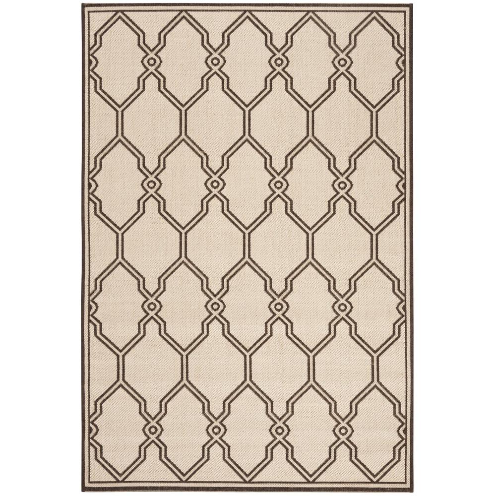 LINDEN 100, NATURAL / BROWN, 4' X 6', Area Rug, LND124B-4. Picture 1