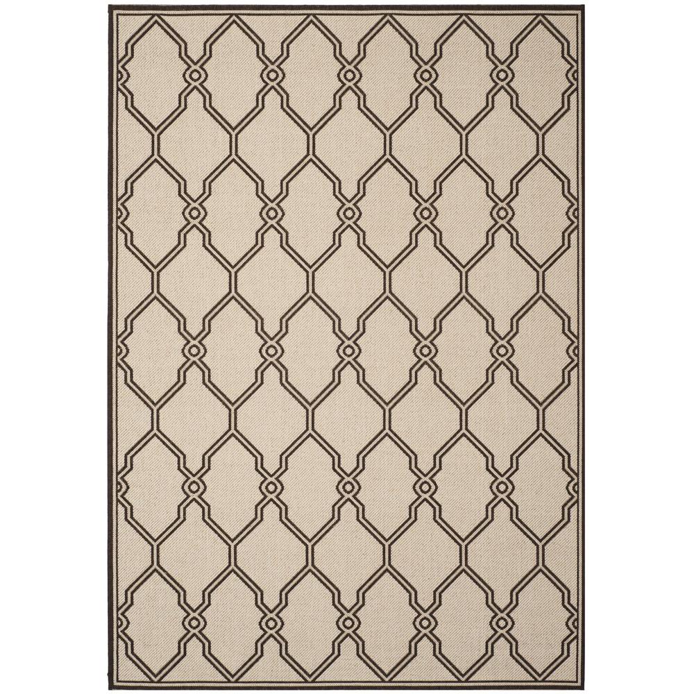 LINDEN 100, NATURAL / BROWN, 5'-1" X 7'-6", Area Rug, LND124B-5. Picture 1