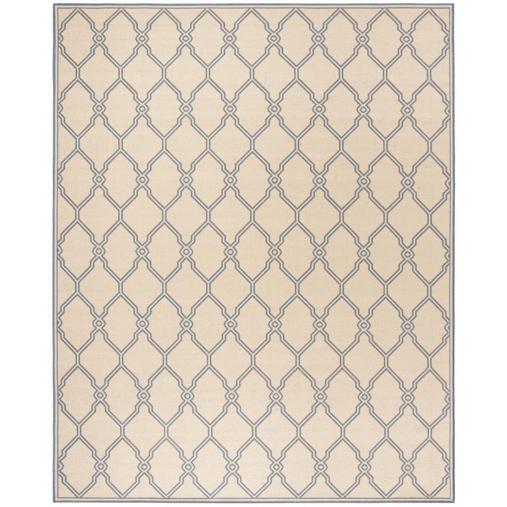 LINDEN 100, CREAM / BLUE, 8' X 10', Area Rug, LND124N-8. Picture 1