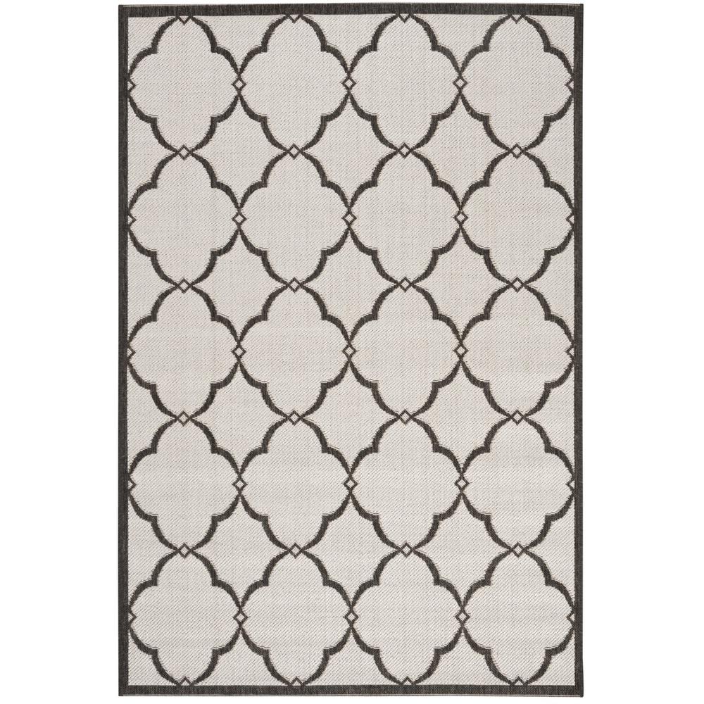 LINDEN 100, LIGHT GREY / CHARCOAL, 4' X 6', Area Rug, LND125A-4. Picture 1