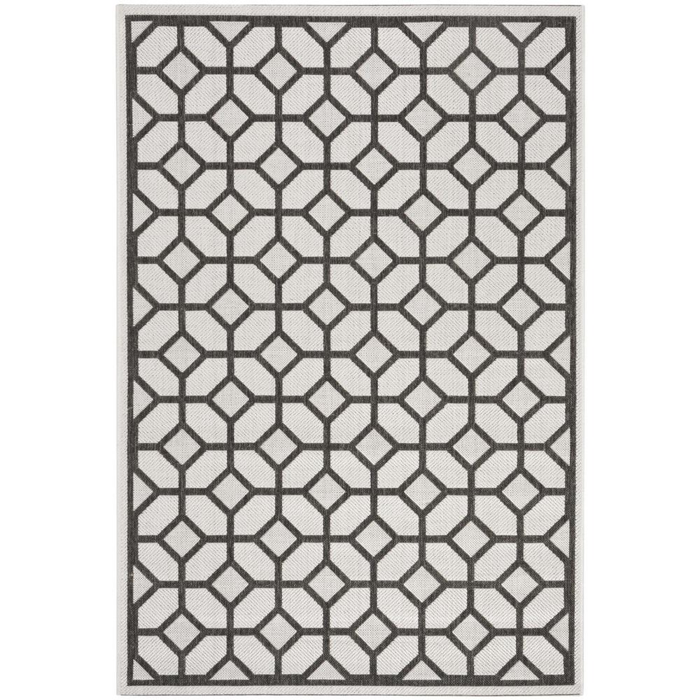 LINDEN 100, LIGHT GREY / CHARCOAL, 4' X 6', Area Rug, LND127A-4. Picture 1