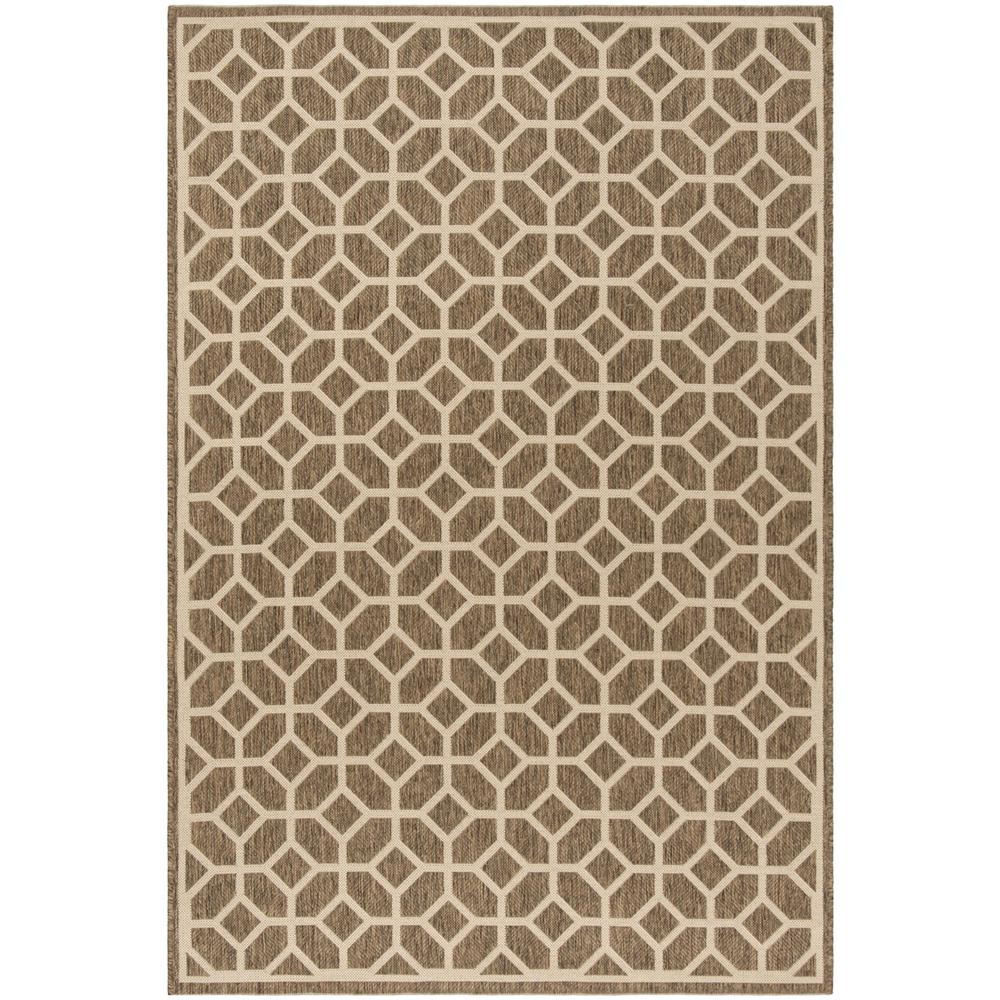LINDEN 100, BEIGE / CREAM, 5'-1" X 7'-6", Area Rug, LND127D-5. Picture 1