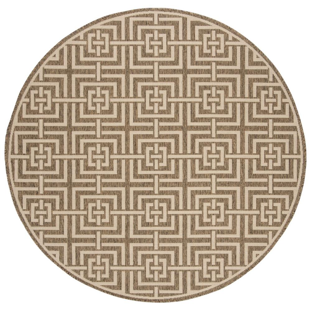 LINDEN 100, BEIGE / CREAM, 6'-7" X 6'-7" Round, Area Rug, LND128D-6R. Picture 1