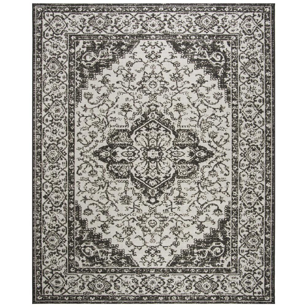 LINDEN 100, LIGHT GREY / CHARCOAL, 8' X 10', Area Rug, LND137A-8. Picture 1