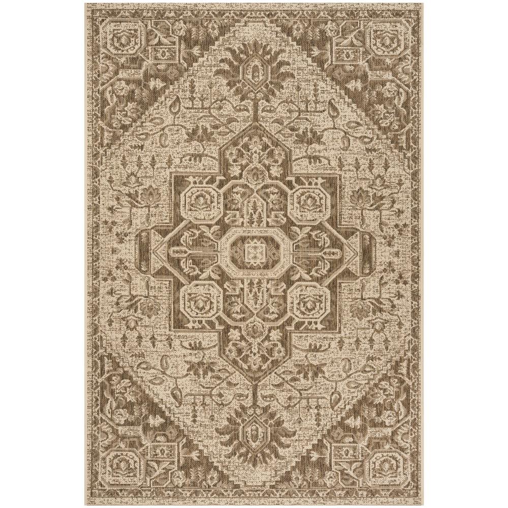 LINDEN 100, BEIGE / CREAM, 5'-1" X 7'-6", Area Rug, LND138B-5. Picture 1