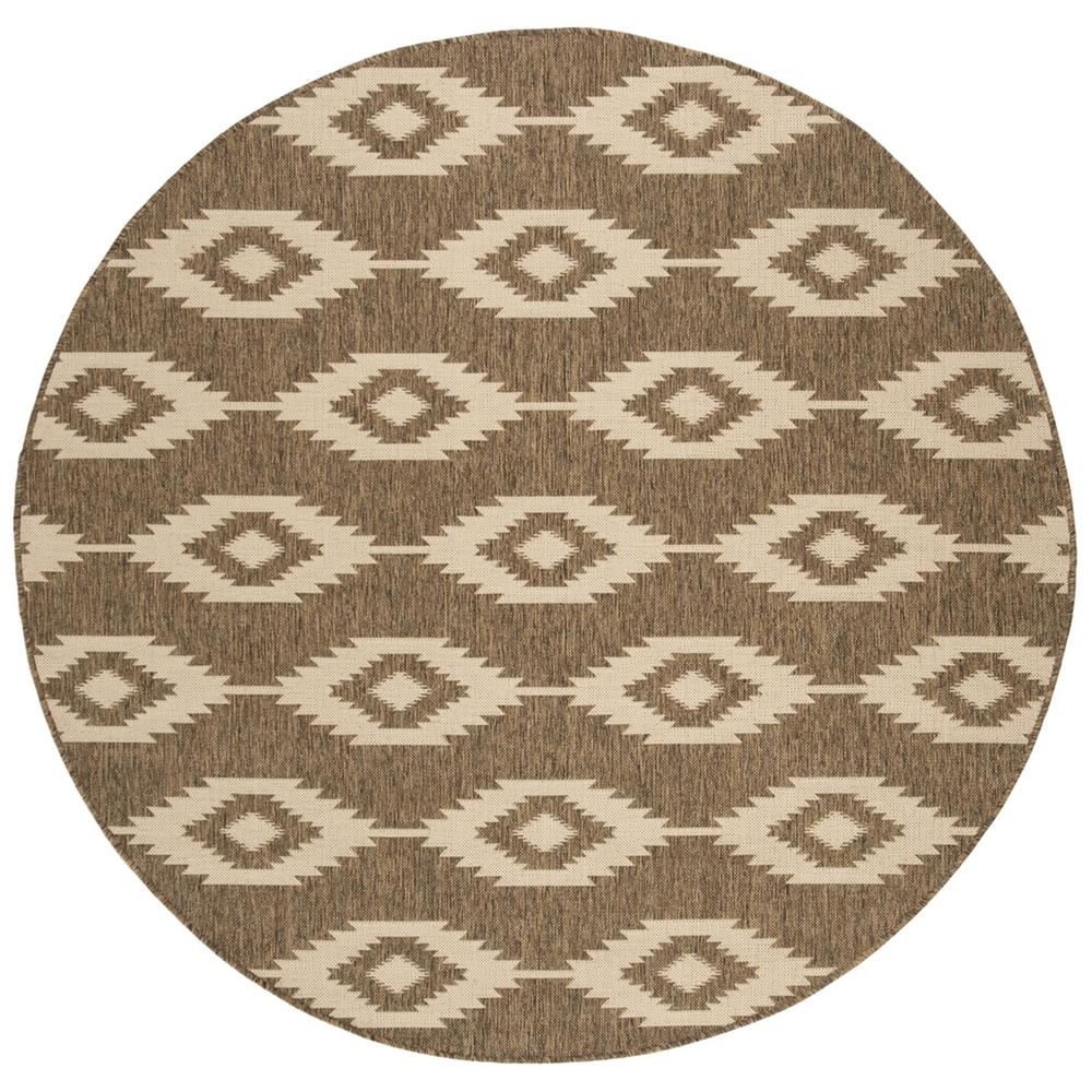 LINDEN 100, CREAM / BEIGE, 6'-7" X 6'-7" Round, Area Rug, LND171A-6R. Picture 1
