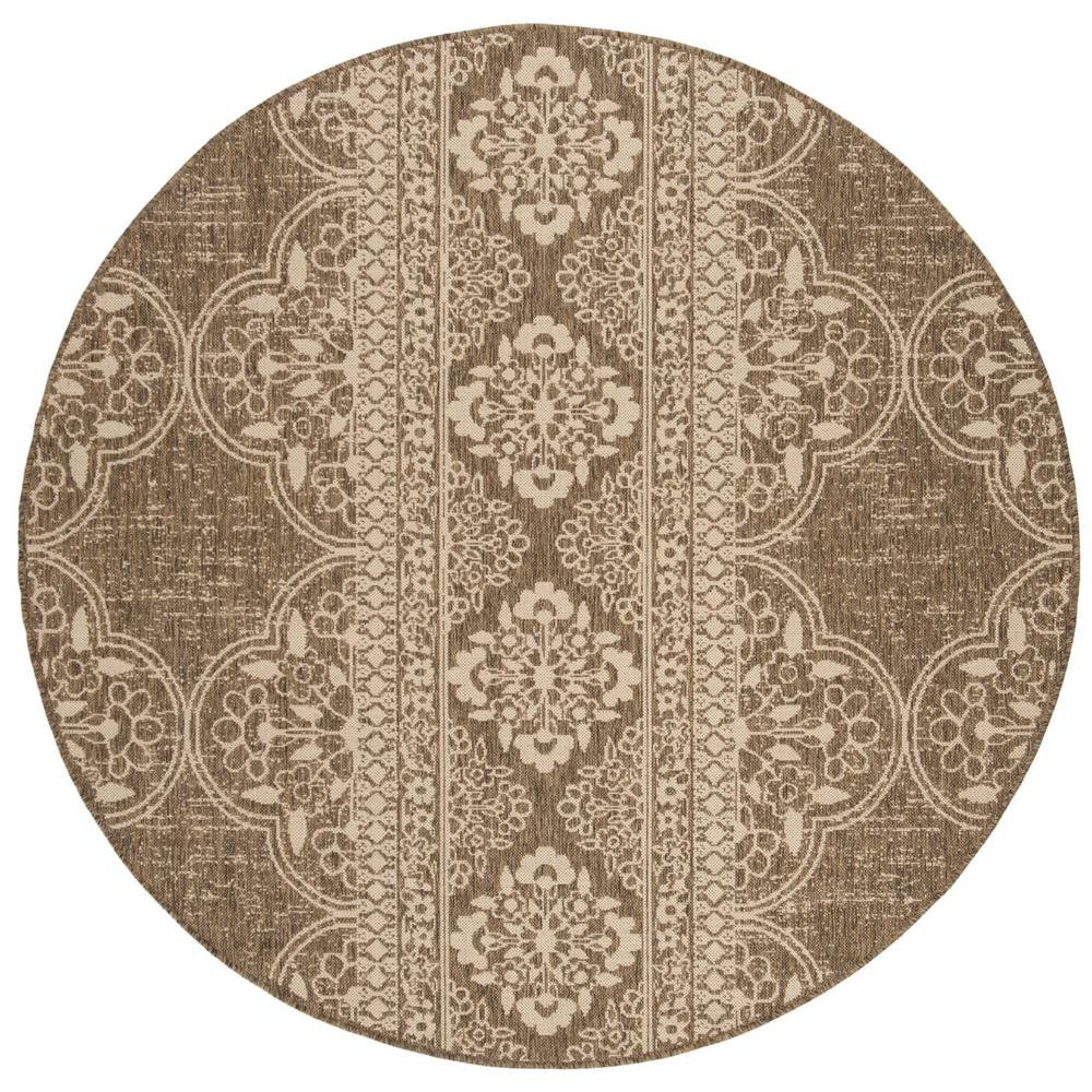LINDEN 100, CREAM / BEIGE, 6'-7" X 6'-7" Round, Area Rug, LND174A-6R. Picture 1