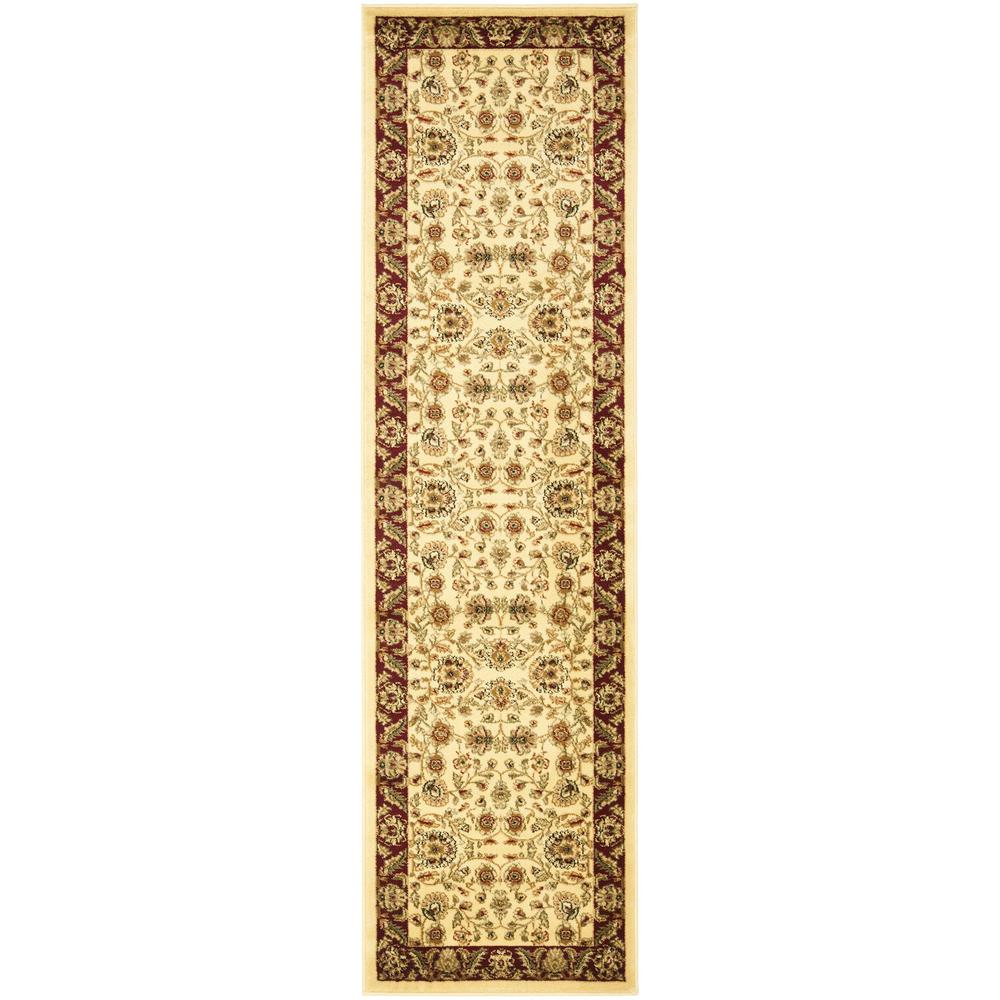 LYNDHURST, IVORY / RED, 2'-3" X 12', Area Rug, LNH215A-212. Picture 1