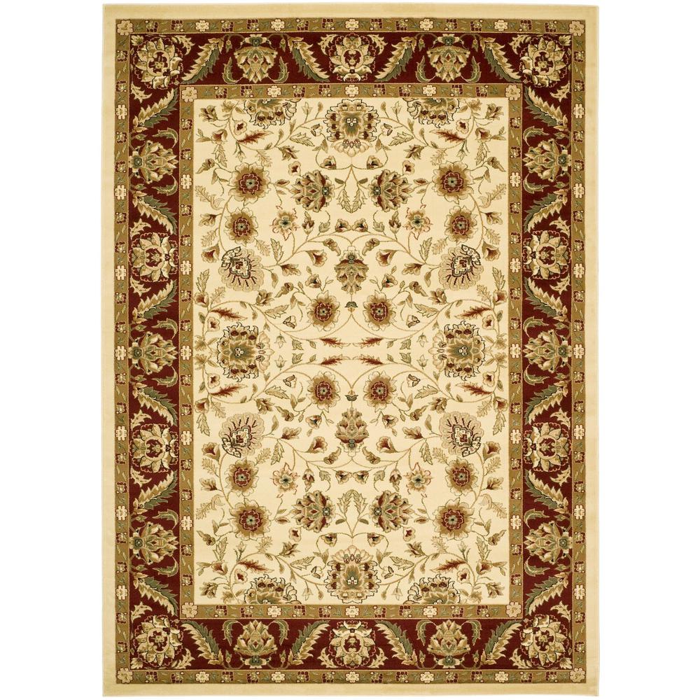 LYNDHURST, IVORY / RED, 8' X 11', Area Rug, LNH215A-8. Picture 1