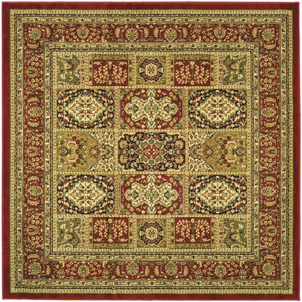 LYNDHURST, MULTI / RED, 6' X 6' Square, Area Rug, LNH217B-6SQ. Picture 1