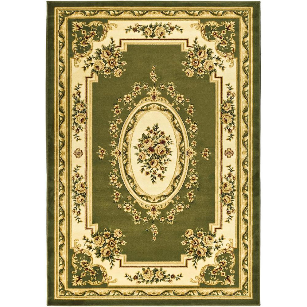 LYNDHURST, SAGE / IVORY, 5'-3" X 7'-6", Area Rug, LNH218B-5. Picture 1