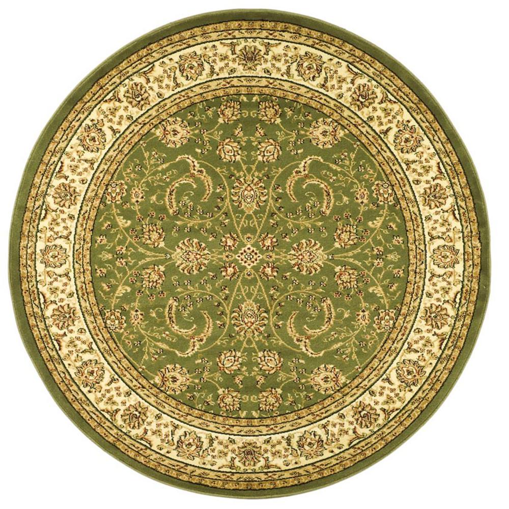 LYNDHURST, SAGE / IVORY, 5'-3" X 5'-3" Round, Area Rug, LNH219B-5R. Picture 1