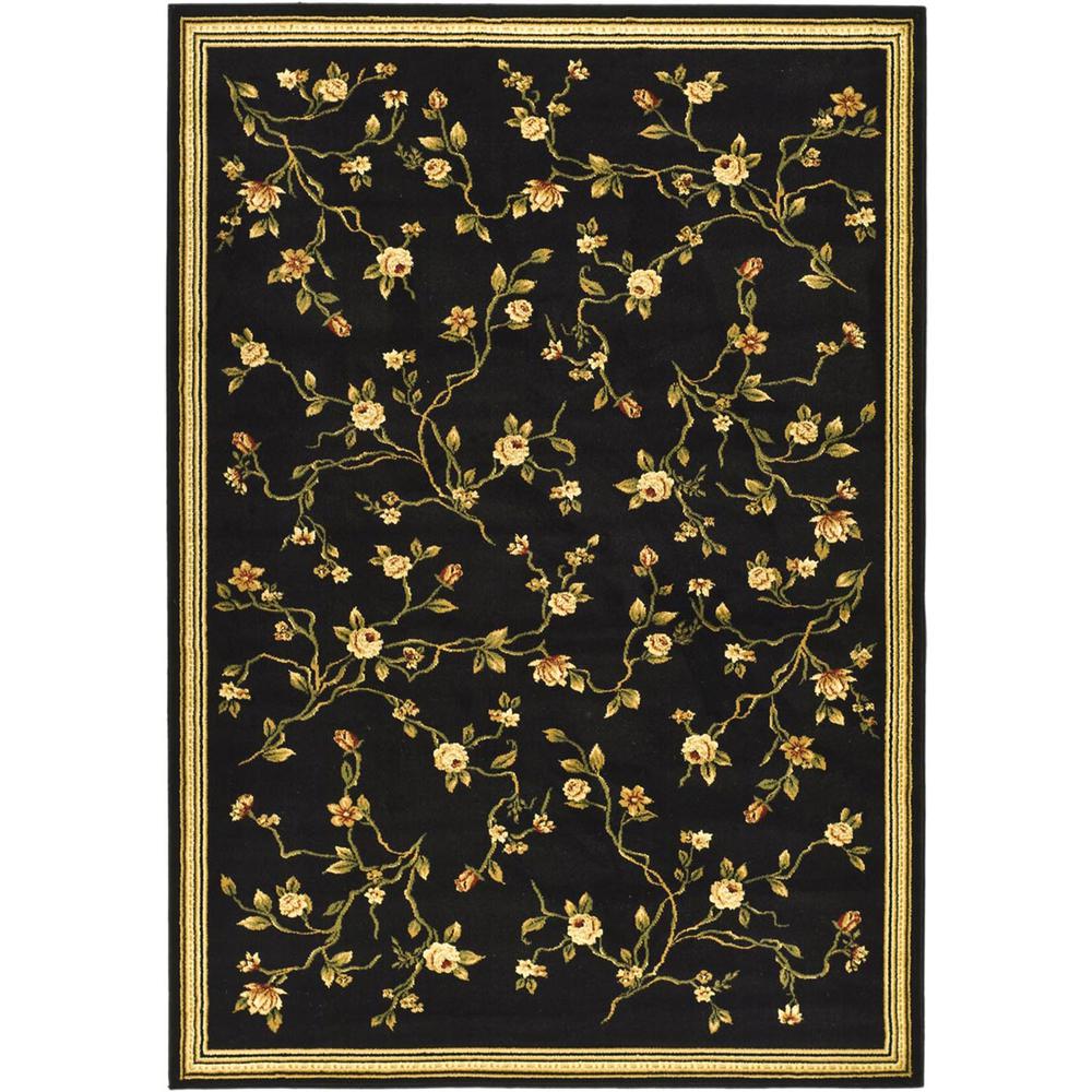 LYNDHURST, BLACK, 5'-3" X 7'-6", Area Rug. Picture 1