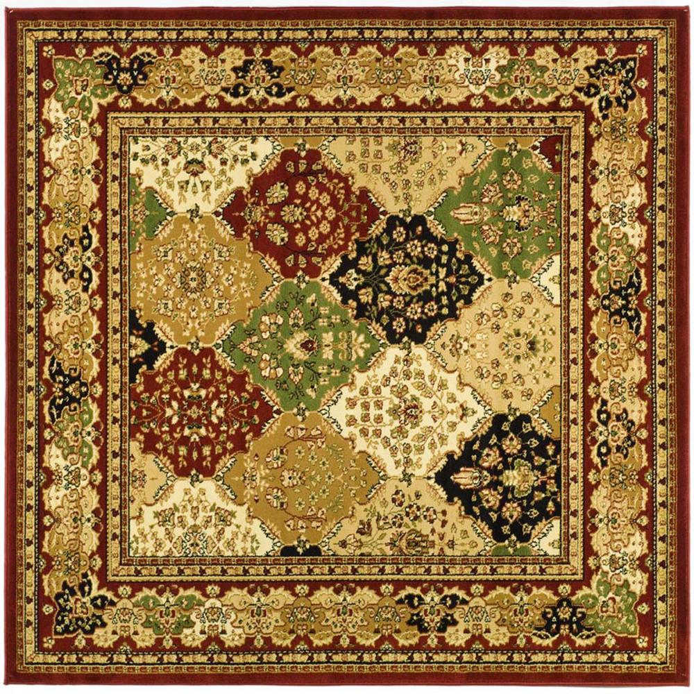 LYNDHURST, MULTI / RED, 6' X 6' Square, Area Rug, LNH221B-6SQ. Picture 1