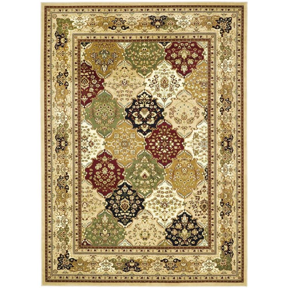 LYNDHURST, MULTI / BEIGE, 5'-3" X 7'-6", Area Rug. Picture 1