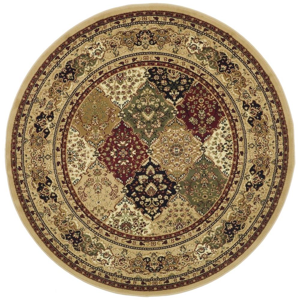 LYNDHURST, MULTI / BEIGE, 10' X 10' Round, Area Rug. Picture 1