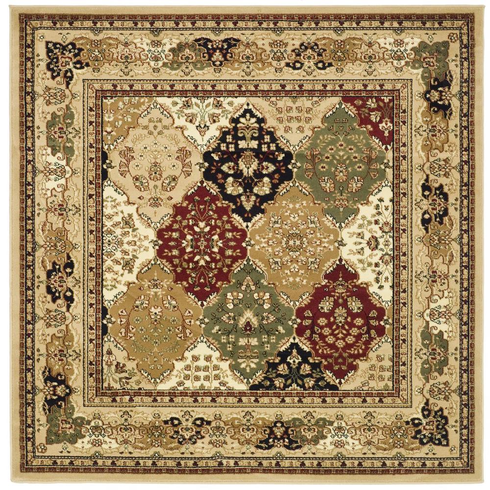 LYNDHURST, MULTI / BEIGE, 10' X 10' Square, Area Rug. Picture 1