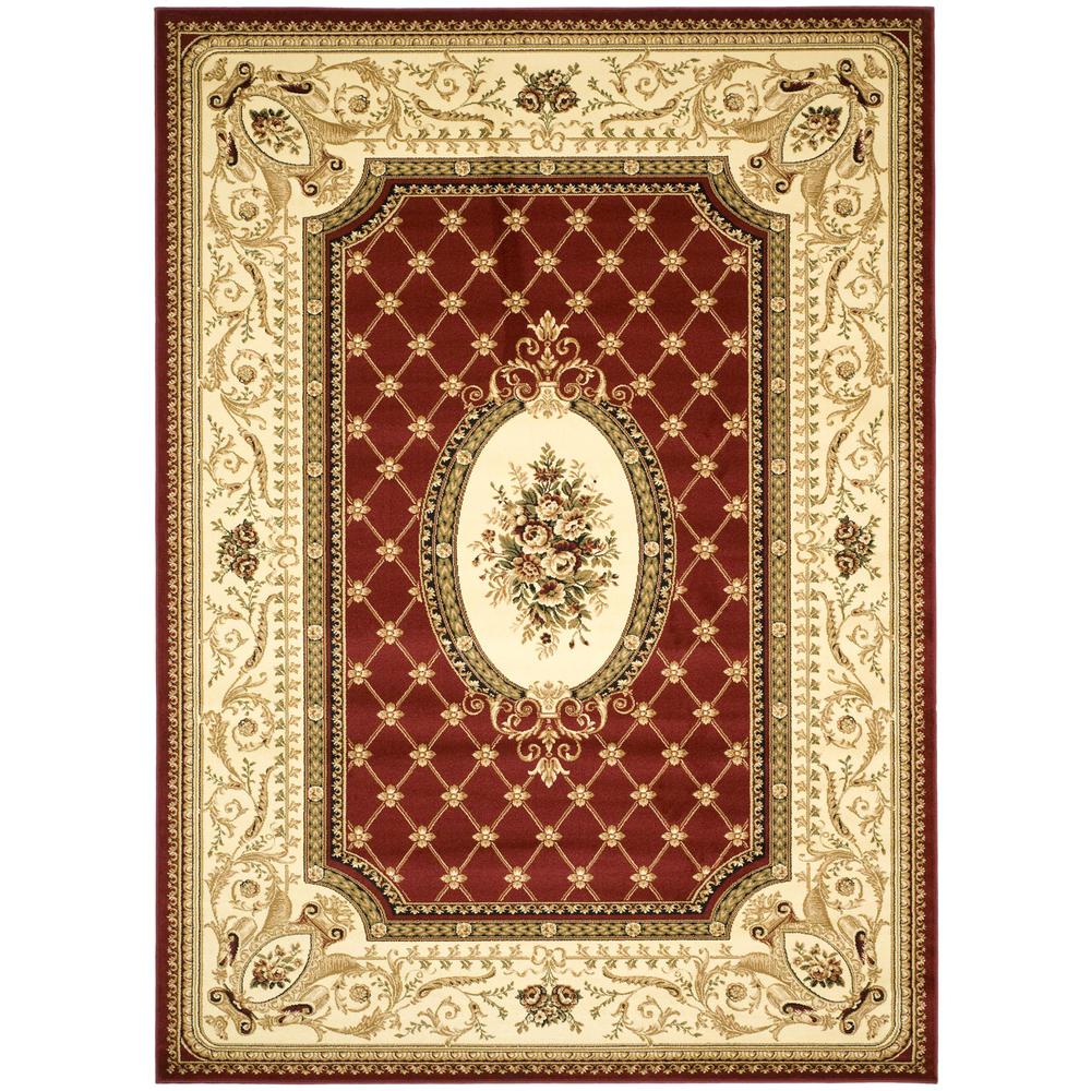 LYNDHURST, RED / IVORY, 8' X 11', Area Rug, LNH223B-8. Picture 1