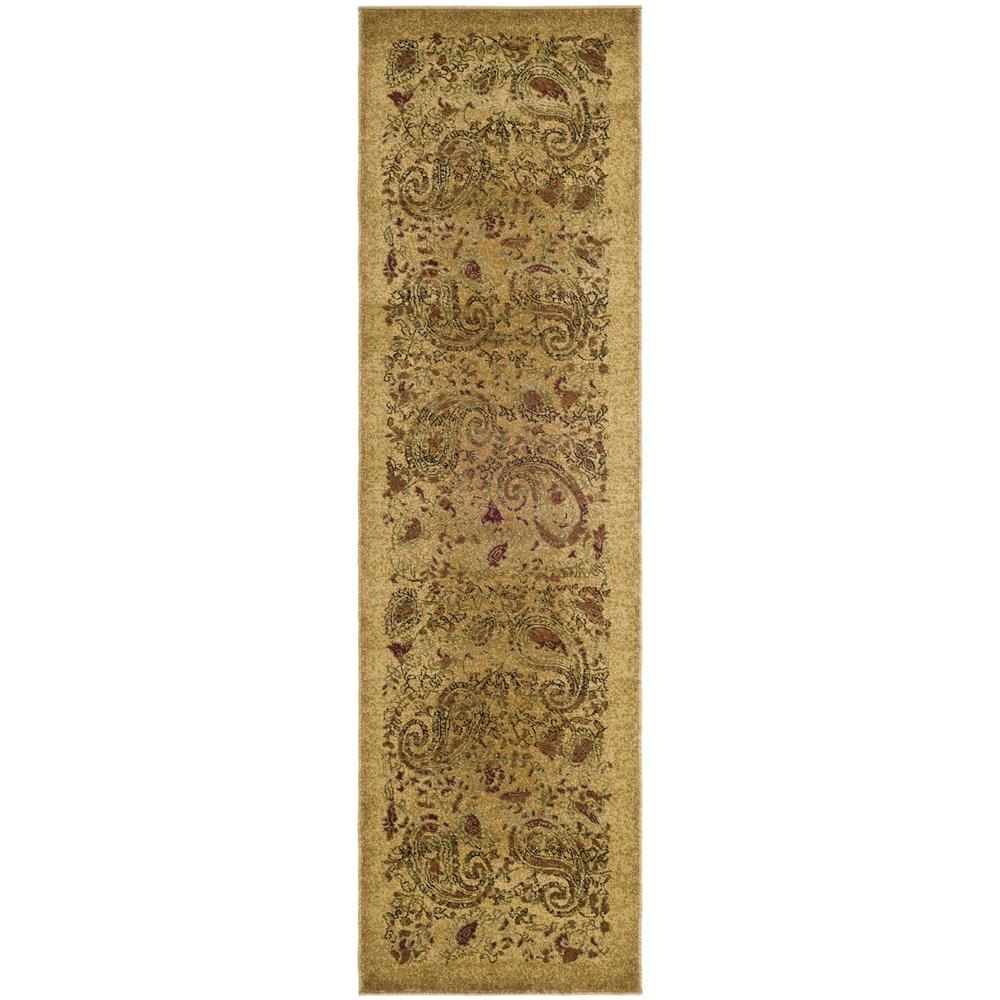 LYNDHURST, BEIGE / MULTI, 2'-3" X 10', Area Rug. Picture 1