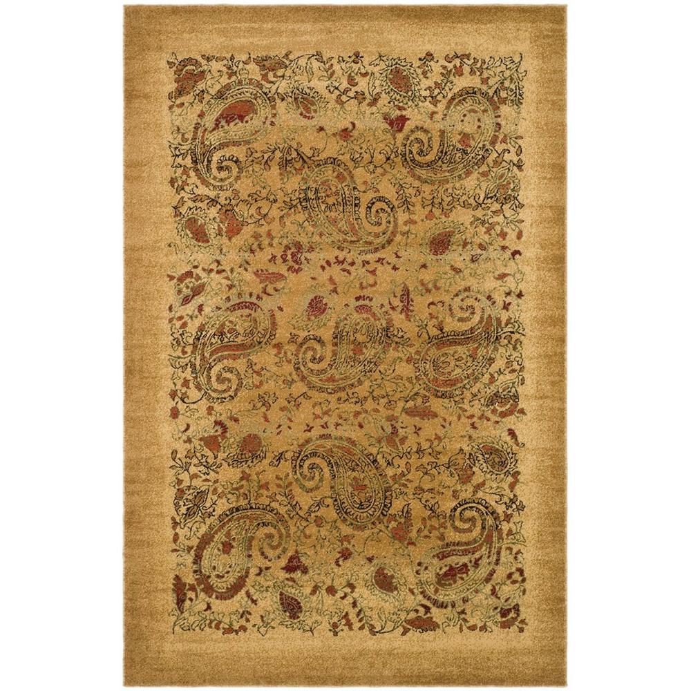 LYNDHURST, BEIGE / MULTI, 6' X 9', Area Rug. Picture 1