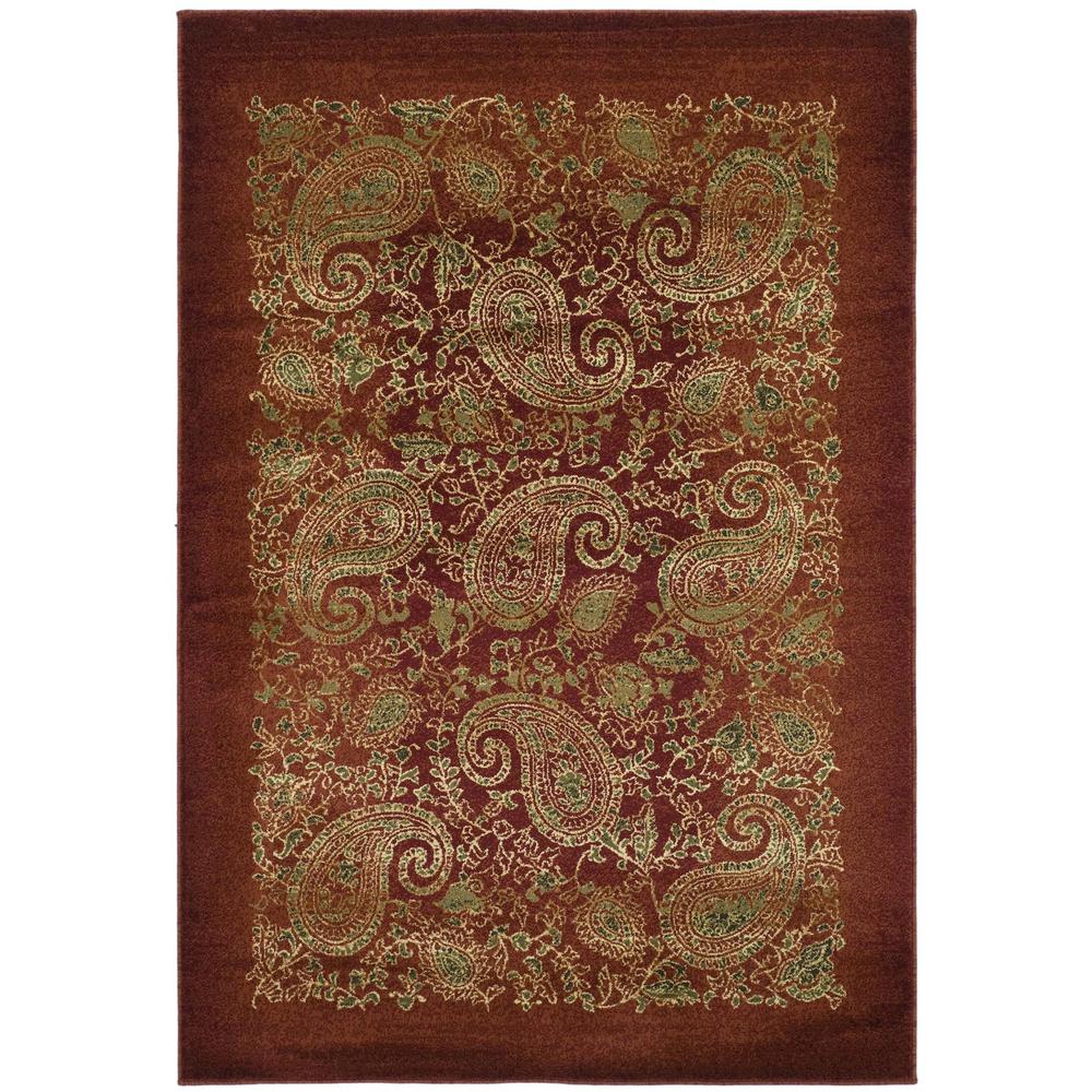 LYNDHURST, RED / MULTI, 3'-3" X 5'-3", Area Rug, LNH224B-3. Picture 1