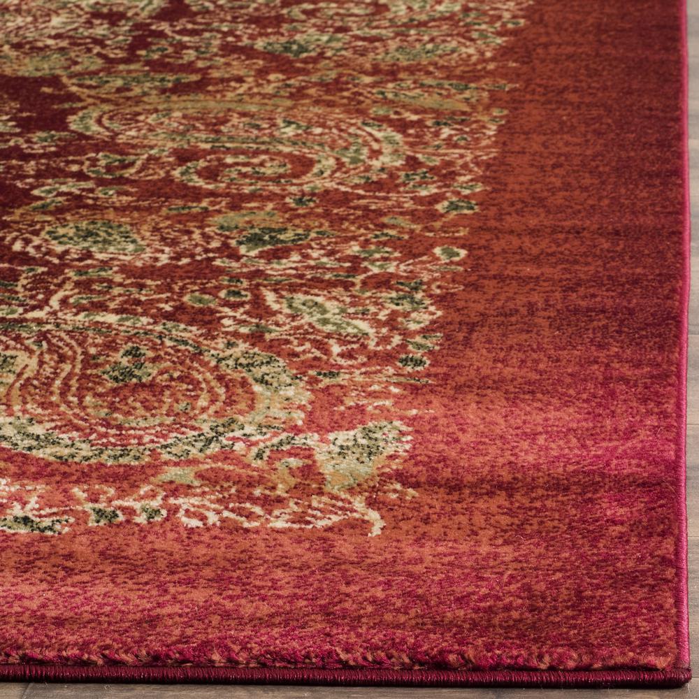 LYNDHURST, RED / MULTI, 4' X 6', Area Rug, LNH224B-4. Picture 1