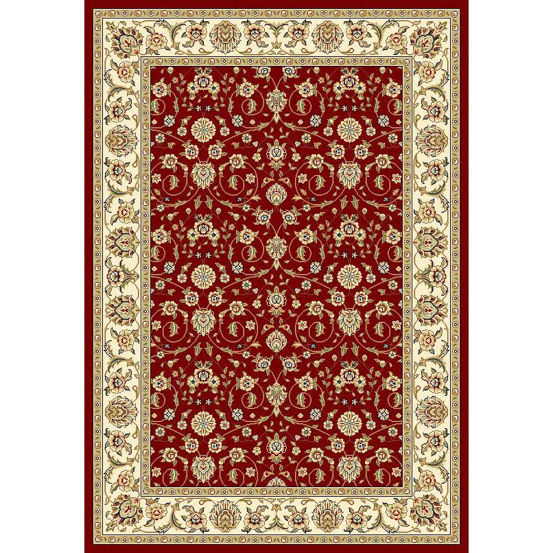 LYNDHURST, RED / IVORY, 5'-3" X 7'-6", Area Rug, LNH312A-5. Picture 1