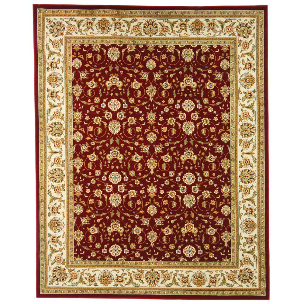 LYNDHURST, RED / IVORY, 9' X 12', Area Rug, LNH312A-9. Picture 1