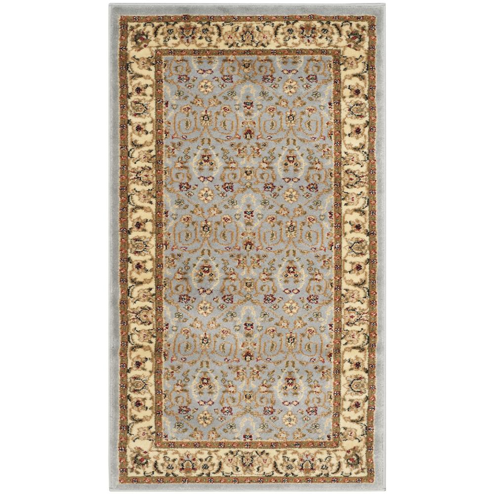 LYNDHURST, LIGHT BLUE / IVORY, 2'-3" X 4', Area Rug. Picture 1