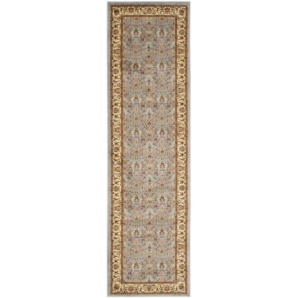 LYNDHURST, LIGHT BLUE / IVORY, 2'-3" X 8', Area Rug. Picture 1