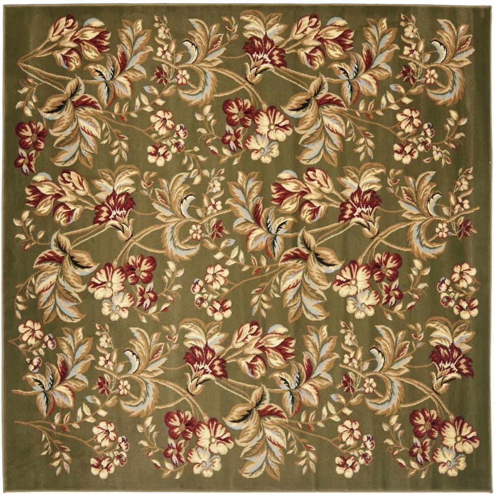 LYNDHURST, SAGE, 7' X 7' Square, Area Rug. Picture 1