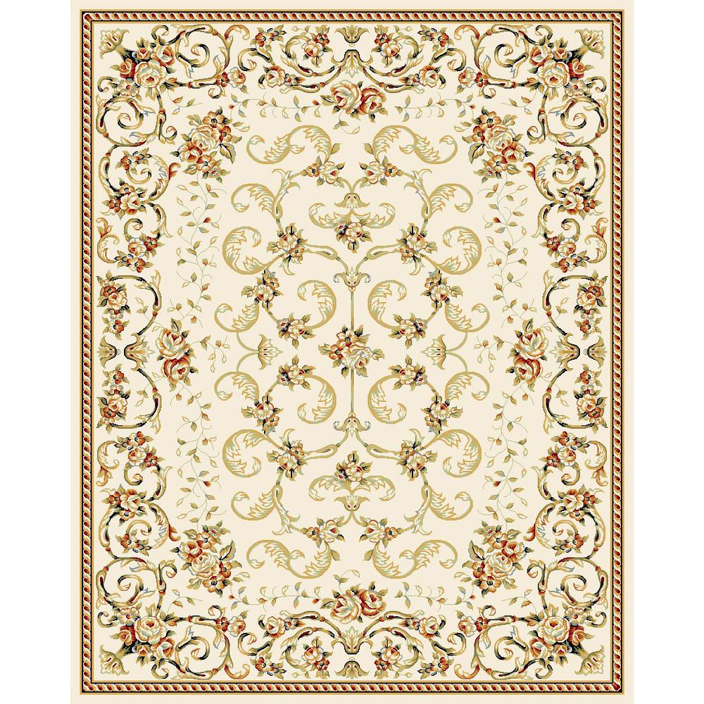 LYNDHURST, IVORY, 8' X 11', Area Rug. Picture 1