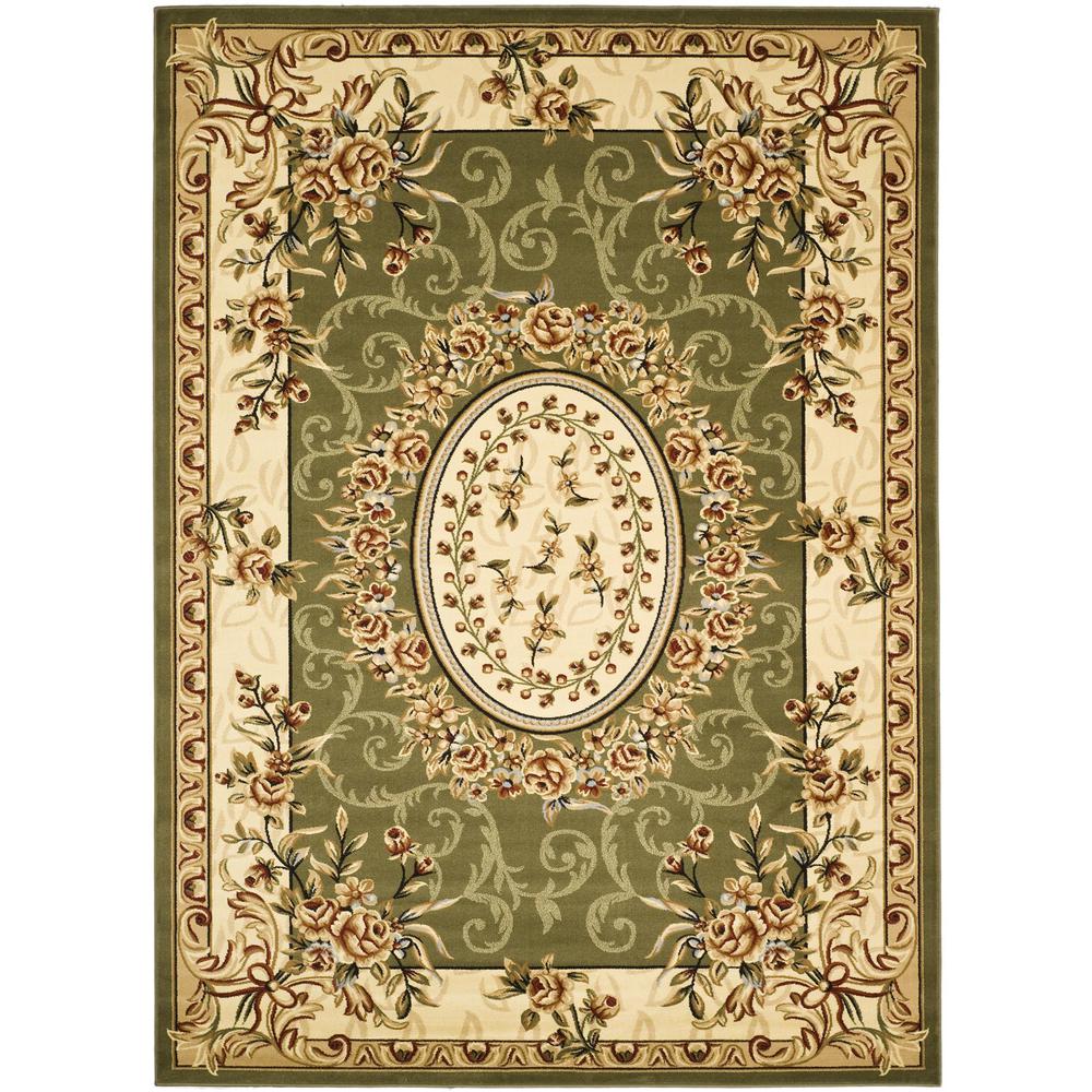 LYNDHURST, SAGE / IVORY, 8' X 11', Area Rug, LNH328B-8. Picture 1