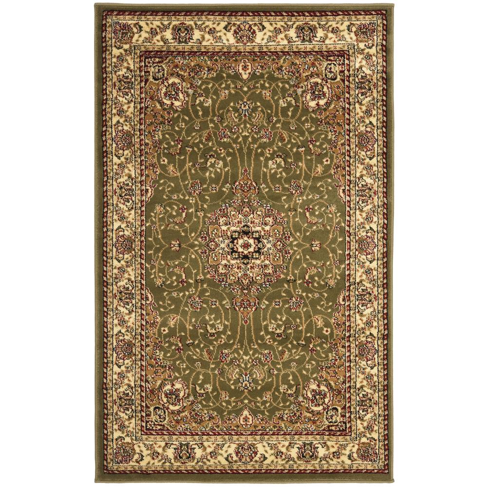 LYNDHURST, SAGE / IVORY, 3'-3" X 5'-3", Area Rug, LNH329B-3. Picture 1