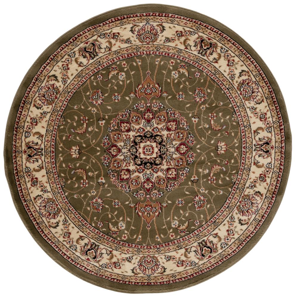 LYNDHURST, SAGE / IVORY, 10' X 10' Round, Area Rug. Picture 1
