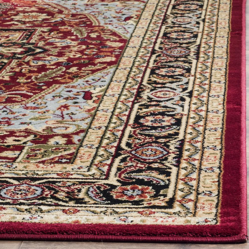 LYNDHURST, RED / BLACK, 4' X 6', Area Rug, LNH330B-4. Picture 1