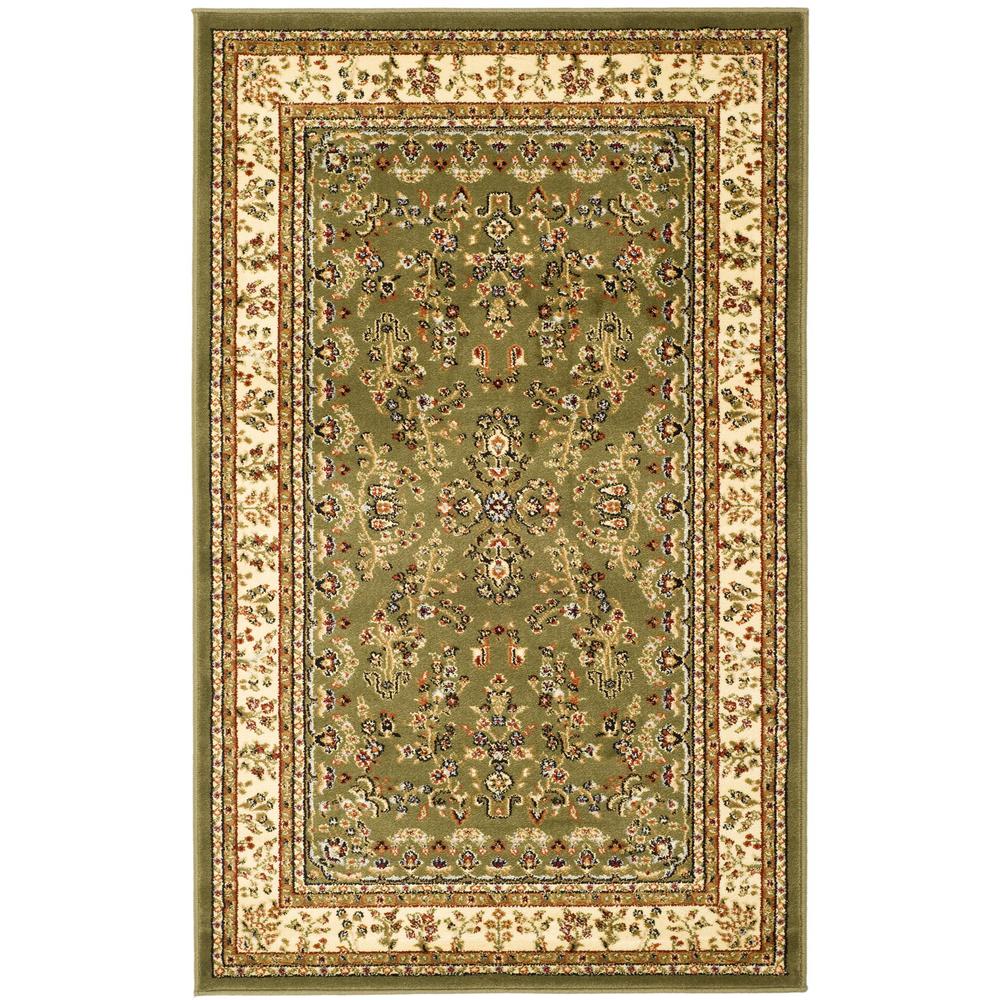 LYNDHURST, SAGE / IVORY, 3'-3" X 5'-3", Area Rug, LNH331C-3. Picture 1
